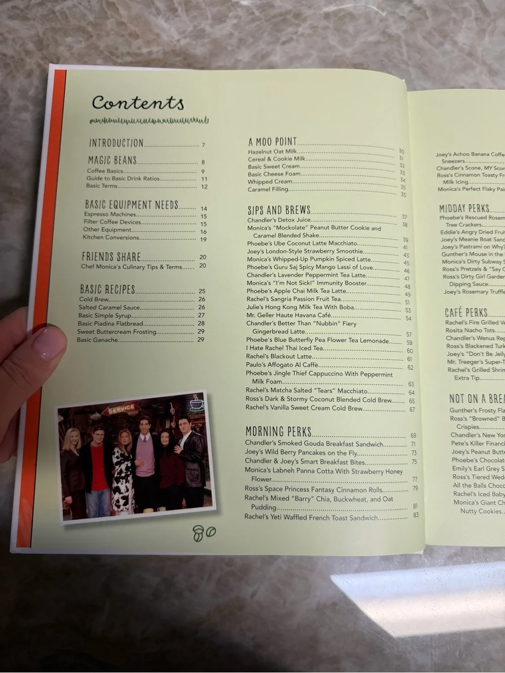 FRIENDS Central Perk Official Cookbook